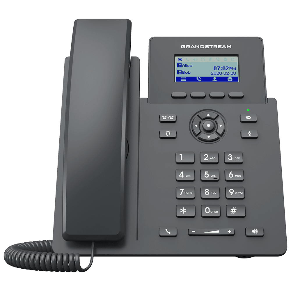 Grandstream Grandstream GRP2601 - Essential 2-line IP phone with 2.2" LCD, HD audio, and PoE support.