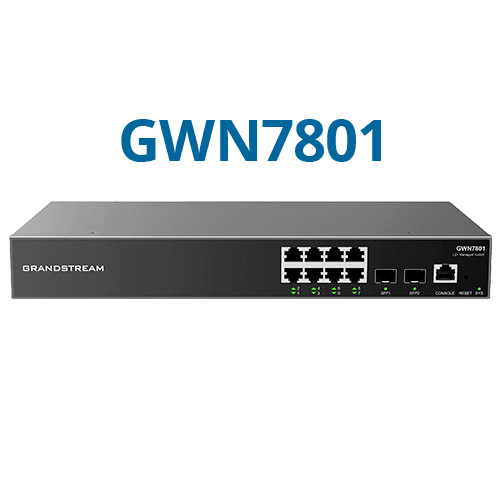 Grandstream Grandstream GWN7802 - 16-port Gigabit L2+ managed switch with 4x SFP, GWN.Cloud managed.