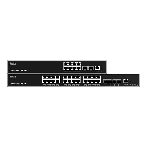 Grandstream Grandstream GWN7811 - 8-port Gigabit L3 managed PoE switch with 2x 10G SFP+ and 240W.