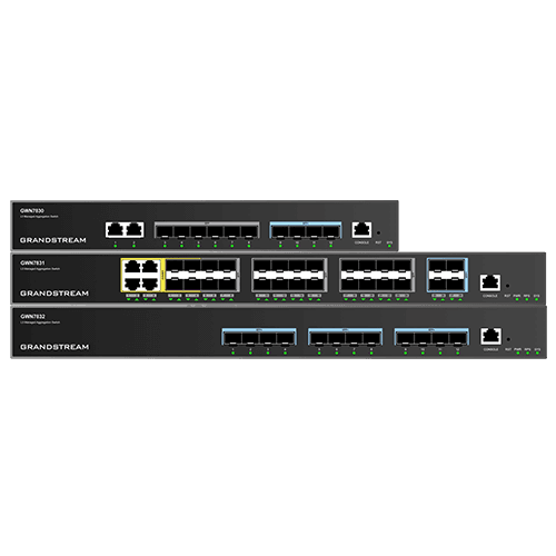 Grandstream Grandstream GWN7830 - 24-port L3 managed aggregation switch with 4x 10G SFP+ uplinks.