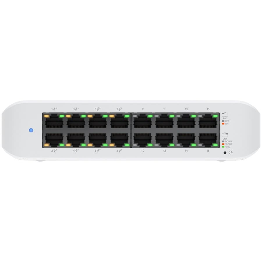 Ubiquiti Ubiquiti UniFi Switch Lite 16 PoE (USW-LITE-16-POE-EU-S) - UniFi Switch Lite 16 PoE
