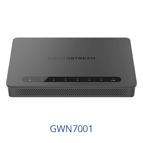 Grandstream Grandstream GWN7001 - Multi-WAN Gigabit VPN router with 6 ports and GWN.Cloud management.